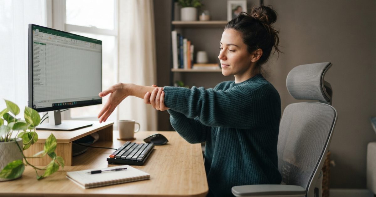 Cách giải quyết hội chứng ống cổ tay do làm việc với máy tính