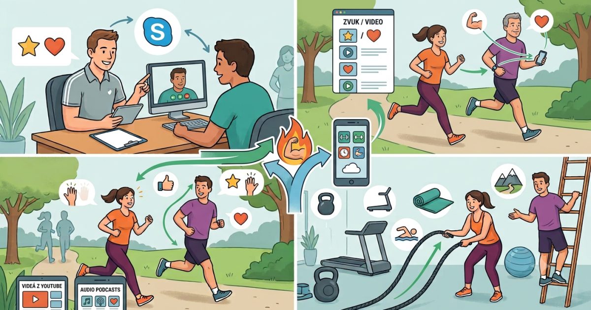 Jak trénovat fitness online