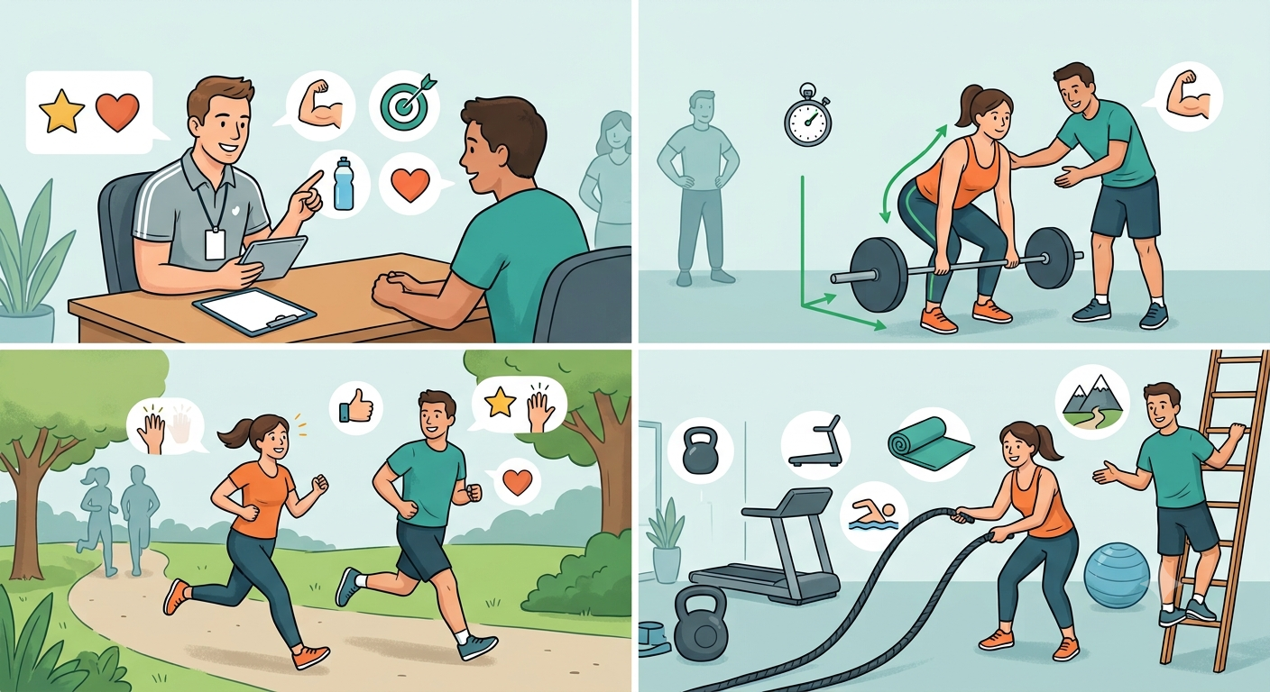 Jak vám pomůže fitness trenér
