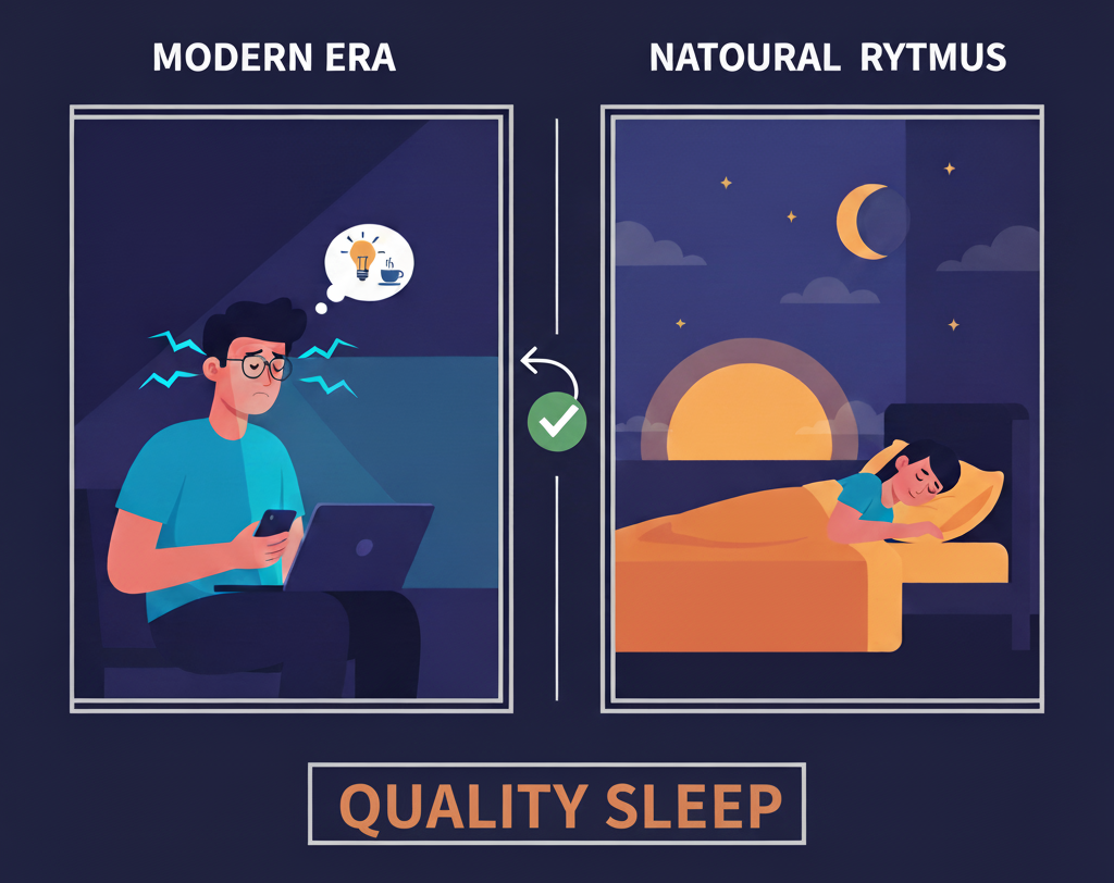 Boj s Modrým Světlem: Jak si lidé "kupují" zdravý spánek