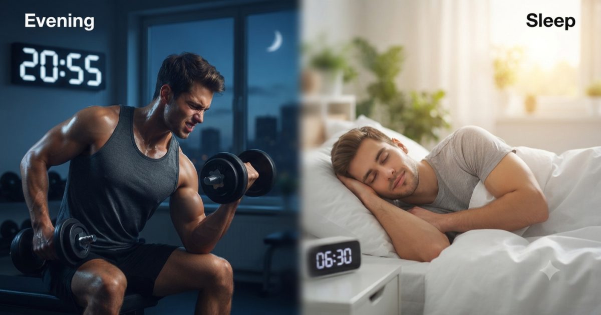 Evening exercise: A modern trend that destroys our sleep